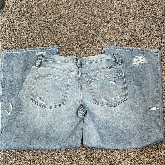 KanCan Light Blue Distressed Flare Jeans - Picture 4 of 5